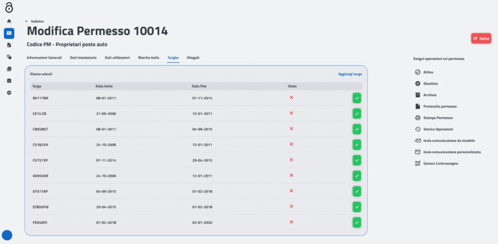 Gestione digitale dei permessi ZTL e mobilità urbana